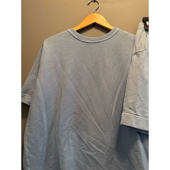 The Galt Knitting Co. Men's M Light Blue Sweat Shorts Set Casual - Picture 3 of 8
